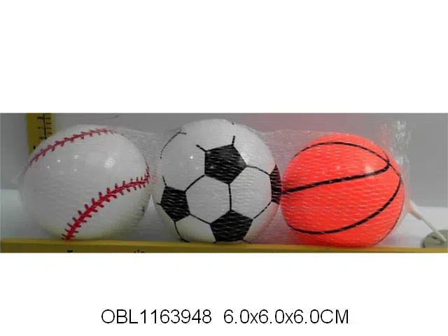 3个庄3.5寸充气球 球出货无充气_OBL1163948