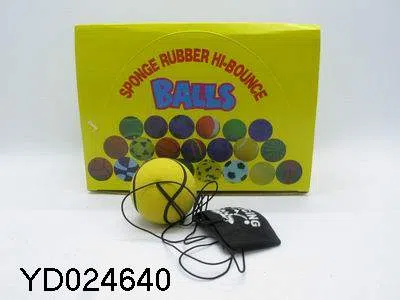 四款24只6.3CM本色手腕橡胶弹力球_OBL024640M