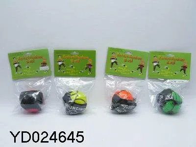 四款24只6.3CM荧光手腕橡胶弹力球_OBL024645M