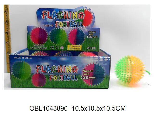 双色按摩球带BB哨 绳子 6个装1展示盒_OBL1043890