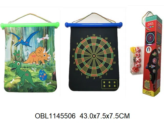 磁性标靶配4支飞镖4粒粘球_OBL1145506