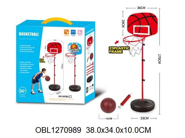 自装篮球架套装 球出货无充气_OBL1270989