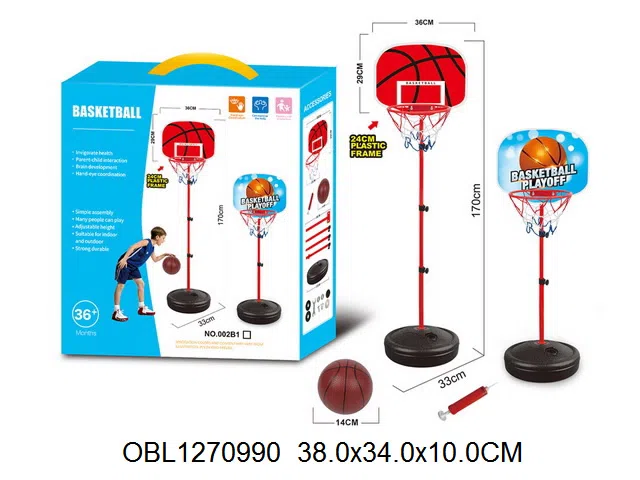 自装篮球架套装 球出货无充气_OBL1270990