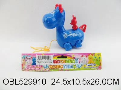 俄文卡头拖拉卡通马带铃_OBL529910