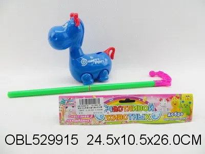 俄文卡头手推卡通马带铃_OBL529915
