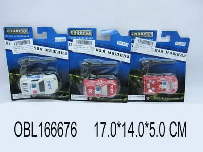 俄罗斯版弹力警车 4款混装_OBL166676