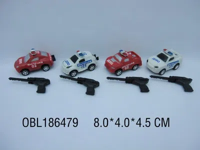 俄文标弹力警车 四款混装_OBL186479