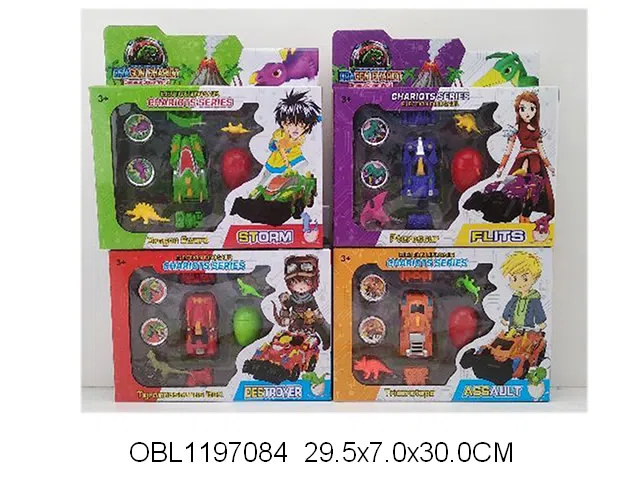 俄文磁性变形车套装 4款混装_OBL1197084