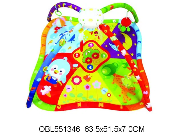 俄文电动婴儿游戏垫带灯光音乐 无包电_OBL551346