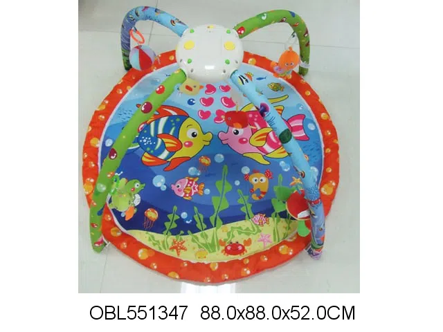 俄文电动婴儿游戏垫带灯光音乐 无包电_OBL551347