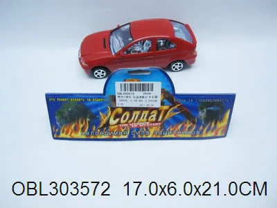 俄文惯性小轿车 红蓝银黑4色混装_OBL303572