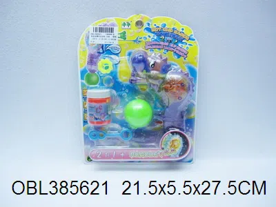 俄文版惯性泡泡枪 水枪2合1 带灯光 配1瓶泡泡水 包电 2色混装_OBL385621