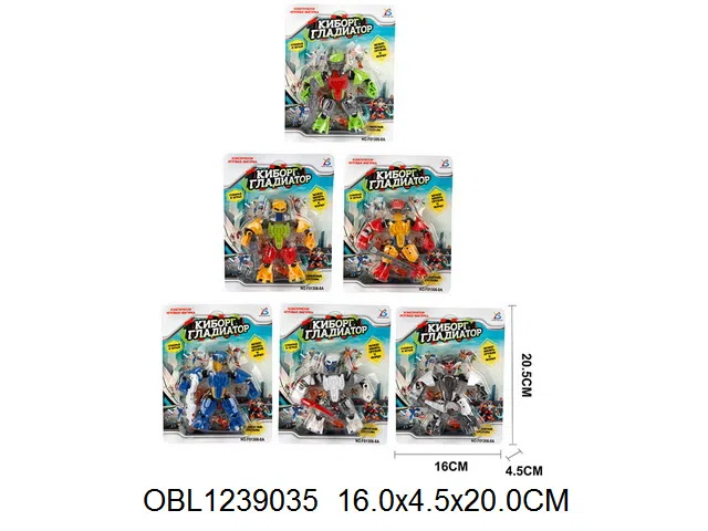 俄文拼装霹雳战士 6款混装_OBL1239035