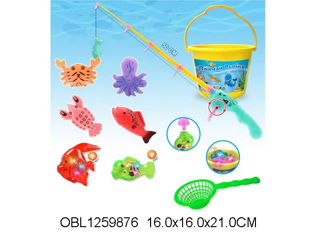 俄文磁性钓鱼套装 盐水闪光鱼 包电_OBL1259876