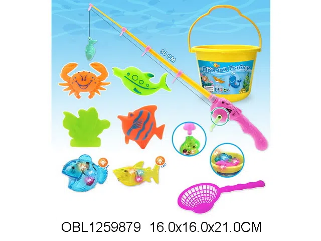 俄文磁性钓鱼套装 盐水闪光鱼 包电_OBL1259879