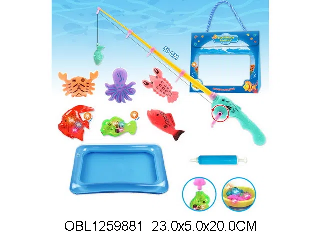 俄文磁性钓鱼套装 盐水闪光鱼 包电_OBL1259881