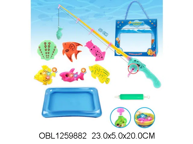 俄文磁性钓鱼套装 盐水闪光鱼 包电_OBL1259882