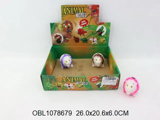 狮子发泄球 12只装1展示盒 4色混装_OBL1078679