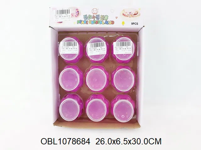 水晶泥 9罐装1展示盒 白袋加展示盒 英韩文版_OBL1078684