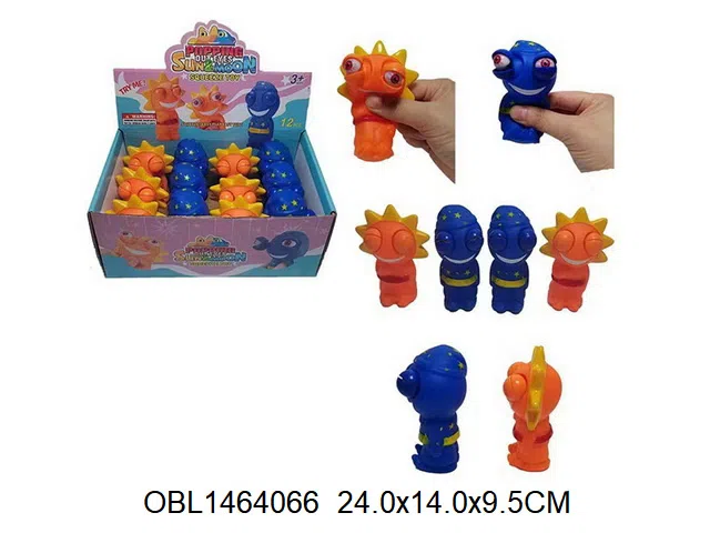 发泄突眼太阳/月亮 2款混装 12只装1展示盒_OBL1464066