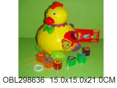 拖拉积木鸡_OBL298636