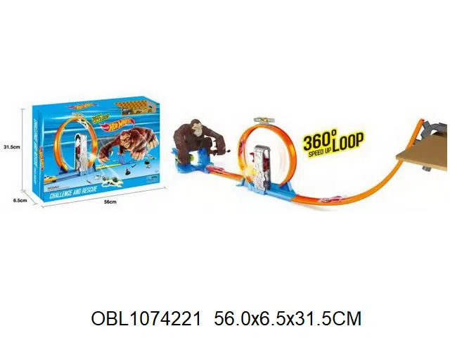 弹射轨道车套装  2只合金滑行车_OBL1074221