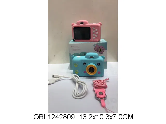 2400万像素儿童相机配USB线 双摄像头 拍照 录像 2色混装_OBL1242809