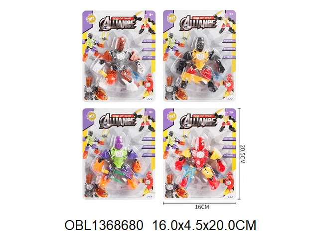 变形机器人 4款混装  战神联盟_OBL1368680