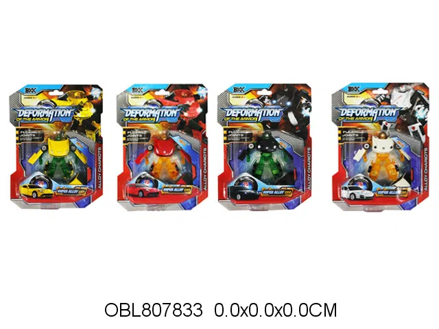 变形合金机器人/车 2色混装_OBL807833