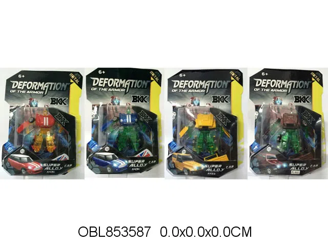 变形合金机器人/车 2款2色混装_OBL853587