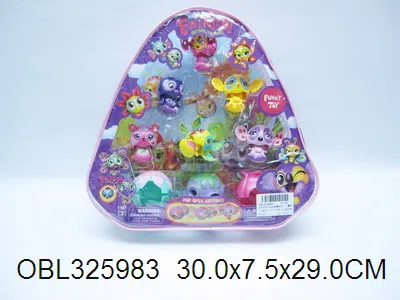 6只庄3.8cm女孩精灵配3只爆丸座_OBL325983