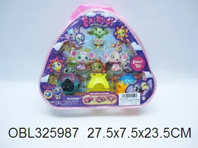 3只庄3.2cm女孩精灵配3只爆丸座_OBL325987