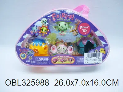 2只庄3.2cm女孩精灵配2只爆丸座_OBL325988