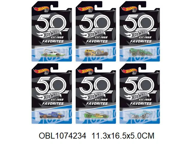 合金滑行小跑车 6款混装_OBL1074234