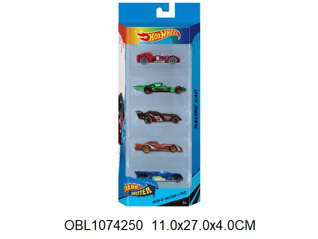 5只庄合金滑行车 6款车混装  车壳30度以上会变色_OBL1074250