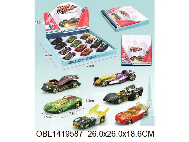 12只庄 合金车 6款混装_OBL1419587