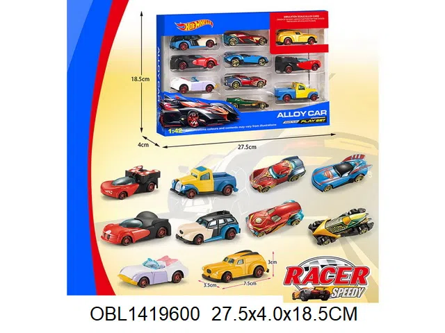 10只庄 合金车 10款混装_OBL1419600