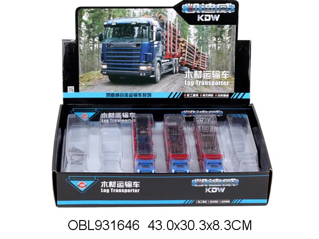 合金滑行运输车 中英文版 6只庄装1个展示盒_OBL931646