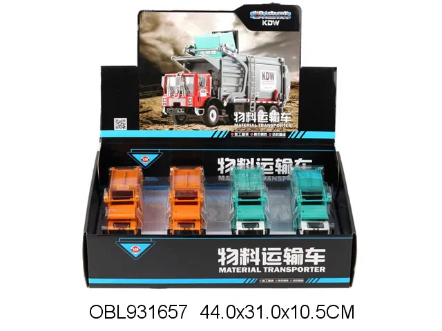 合金滑行运输车 中英文版 4只庄装1个展示盒_OBL931657