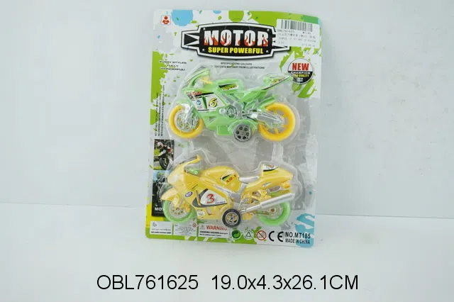 2只庄回力摩托车 2款2色混装_OBL761625