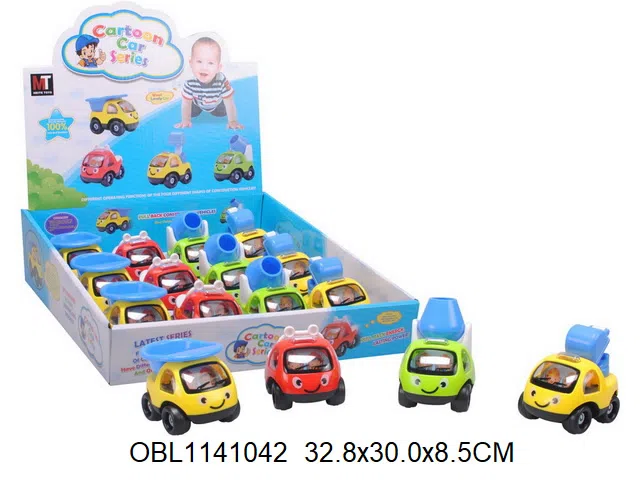 回力工程车 12只装1展示盒 4款混装_OBL1141042