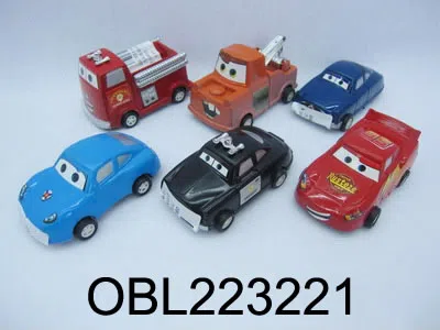6只庄汽车总动员回力车仔 6款多色混装_OBL223221