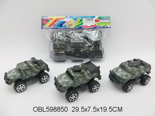 3只庄回力迷彩越野车 3款混装_OBL598850