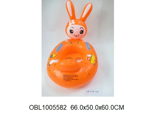 卡通兔充气游艇 出货无充气_OBL1005582