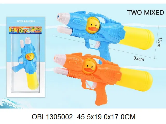 鸭嘴兽36cm打气水枪   两色混装_OBL1305002