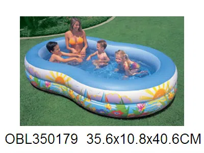 8字型充气泳池 出货不充气_OBL350179