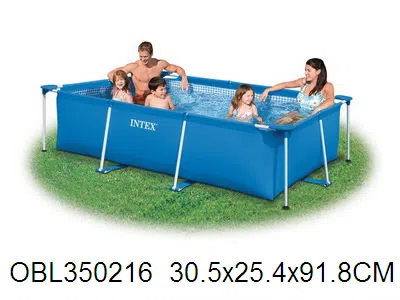 长方形管架充气水池 出货不充气_OBL350216