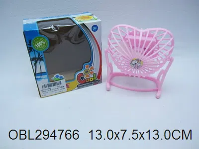 电动桃心风扇 2色混装无包电_OBL294766