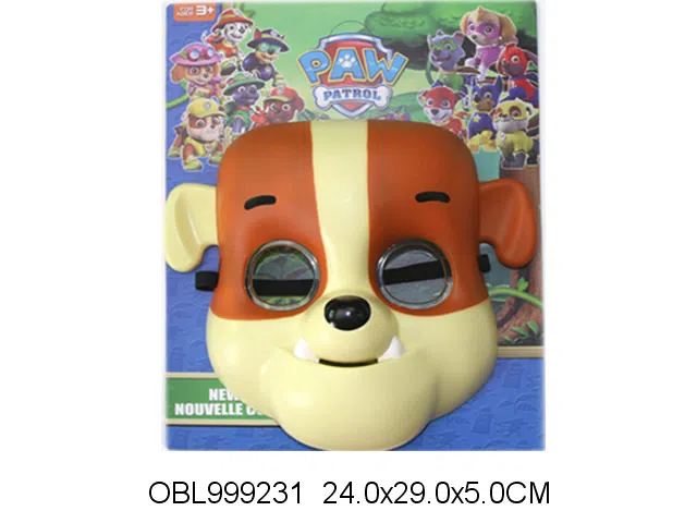 狗狗面具带灯光狗狗叫声 包电_OBL999231