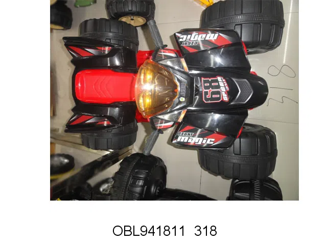 四轮双电双驱2个6V沙滩车 黑 黄2色 120*82*77CM_OBL941811